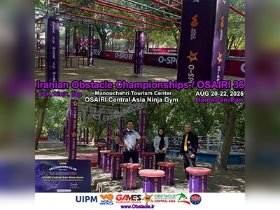 Iranian Obstacle Sports Championship in the OSAIRI Central Asia Ninja Gym